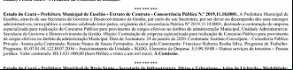 Publicação de extrato de contrato Publicação de extrato de contrato