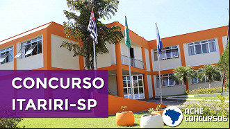 Concurso da Prefeitura de Itariri-SP é aberto; veja o edital Concurso da Prefeitura de Itariri-SP é aberto; veja o edital