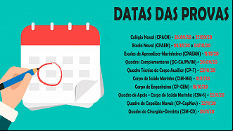 Datas das Provas