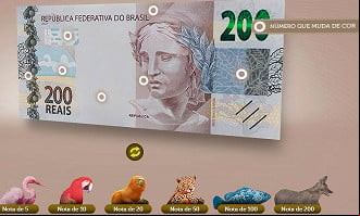 Nota de R$ 200 tem Lobo Guará como símbolo Nota de R$ 200 tem Lobo Guará como símbolo