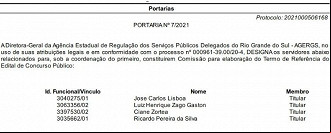 Publicação de Comissão Publicação de Comissão