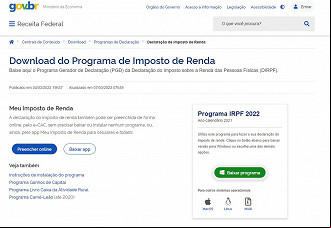 Créditos: Reprodução/Receita Federal