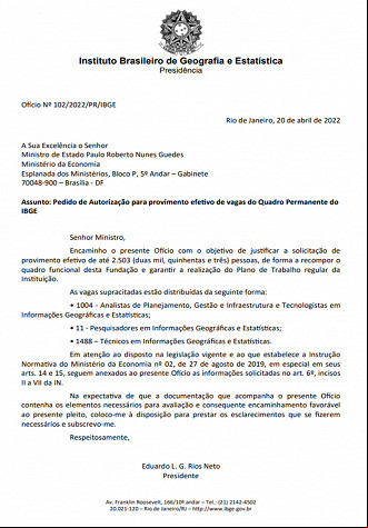 Pedido de Autorização Pedido de Autorização