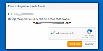 Se você tem um email cadastrado, será enviado para seu email a forma como deve proceder para recuperar a senha Se você tem um email cadastrado, será enviado para seu email a forma como deve proceder para recuperar a senha
