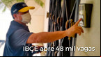 IBGE abre novo processo seletivo com 48.535 vagas para Recenseador