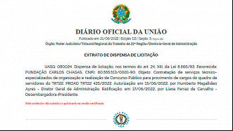 Concurso TRT-PI sairá pela FCC Concurso TRT-PI sairá pela FCC