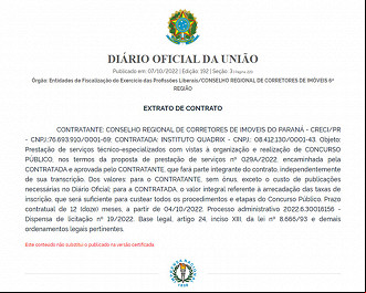 Concurso CRECI-PR: Banca definida Concurso CRECI-PR: Banca definida