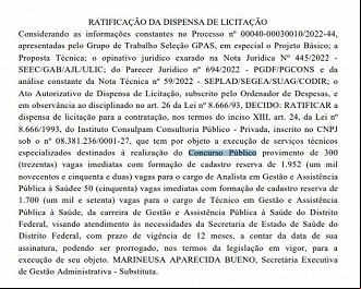 Concurso SES DF 2023 - Banca definida Concurso SES DF 2023 - Banca definida