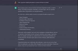 Créditos: Reprodução/ChatGPT