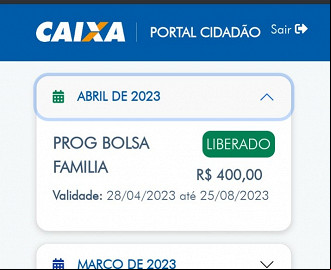 Portal Cidadão mostra valor do Bolsa Família em abril Portal Cidadão mostra valor do Bolsa Família em abril