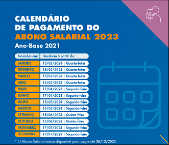 Abono Pis/Pasep: Calendário de abril tem nova parcela no dia 17. Abono Pis/Pasep: Calendário de abril tem nova parcela no dia 17.