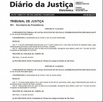 Créditos: Divulgação/TJSP Créditos: Divulgação/TJSP