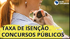 Projeto de Lei prevê isenção de taxa em concursos para quem adotar animais de rua