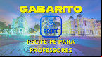 Gabarito do concurso de Recife-PE para Professores sai pelo Cebraspe