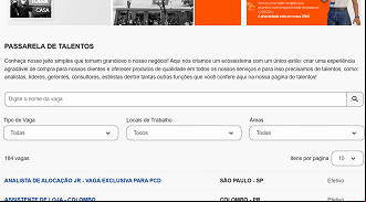 Rede Lojas Torra abre mais de 180 vagas de emprego - Reprodução/Gupy Rede Lojas Torra abre mais de 180 vagas de emprego - Reprodução/Gupy