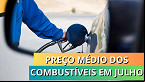 Gasolina sobe! ANP atualiza preÃ§o mÃ©dio no paÃ­s na segunda semana de Julho