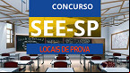 Concurso SEE-SP: Local de prova é divulgado pela Vunesp