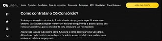 Créditos: Divulgação/C6 Bank Créditos: Divulgação/C6 Bank