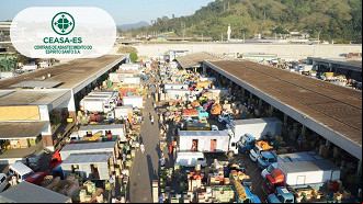 CEASA ES - Créditos: Divulgação. CEASA ES - Créditos: Divulgação.