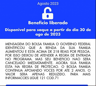Bolsa Família em Regra de Proteção Bolsa Família em Regra de Proteção