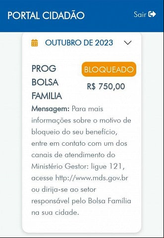 Portal Cidadão mostra situação do Bolsa Família em outubro Portal Cidadão mostra situação do Bolsa Família em outubro