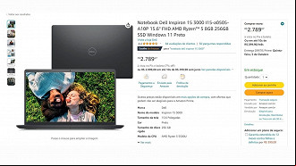 Créditos: Reprodução/Amazon Créditos: Reprodução/Amazon