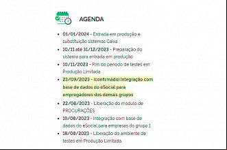 Calendário do FGTS Digital que começa a operar em janeiro de 2024 Calendário do FGTS Digital que começa a operar em janeiro de 2024