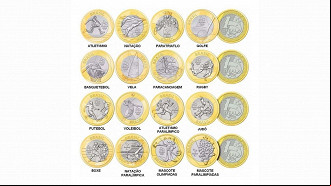 Conjunto dos esportes olímpicos. Créditos: Divulgação Conjunto dos esportes olímpicos. Créditos: Divulgação