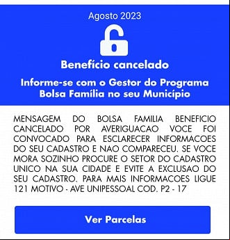 Bolsa Família cancelado por averiguação: veja motivos e como resolver Bolsa Família cancelado por averiguação: veja motivos e como resolver