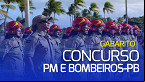 Gabarito Concurso PM e Bombeiros-PB é divulgado; veja as respostas