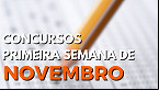 Concursos do INPI, MAPA e Reciprev são destaques na primeira semana de Novembro