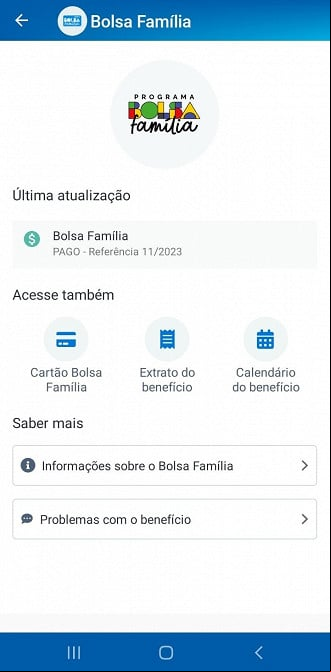App Caixa Tem atualiza consulta do Bolsa Família App Caixa Tem atualiza consulta do Bolsa Família
