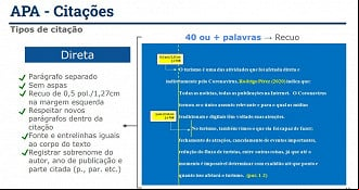 Modelo citação direta longa. Créditos: Reprodução/Biblioteca Central UnB Modelo citação direta longa. Créditos: Reprodução/Biblioteca Central UnB