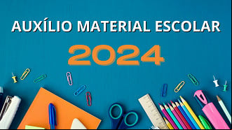 Auxílio para compra de material escolar já está disponível Auxílio para compra de material escolar já está disponível