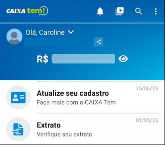 Caixa Tem pede atualização de cadastro Caixa Tem pede atualização de cadastro