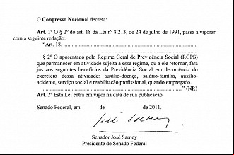 Texto do projeto que concede benefícios sociais Texto do projeto que concede benefícios sociais