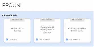 Resultado da 2ª chamada do Prouni 2024 sai em 1º de março