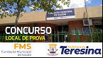 Concurso FMS Teresina-PI 2024; local de prova sai no dia 21/06