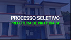 Prefeitura de Piratuba-SC abre vagas Agente de Serviços Gerais