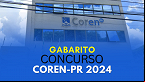 Gabarito Coren-PR 2024 sai pelo Quadrix