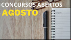 Concursos públicos: veja 5 grandes que abrem inscrições em Agosto