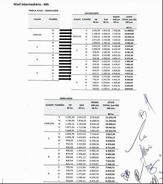 Salários de Nível Médio do INSS após acordo com o Governo - Divulgação FENASPS Salários de Nível Médio do INSS após acordo com o Governo - Divulgação FENASPS