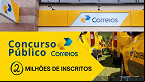 Correios: Concurso atrai mais de 2 milhões de inscritos; veja os dados por cargo e região