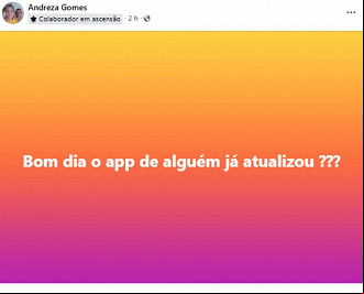 Créditos: Reprodução/Facebook Créditos: Reprodução/Facebook