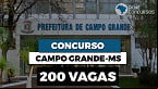 Edital Campo Grande-MS 2025 é publicado! 300 vagas para Merendeiras