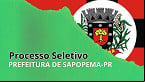 Processo Seletivo Prefeitura de Sapopema-PR 2025 - Edital e Inscrição