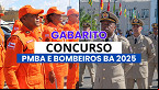 Gabarito PMBA e Bombeiros BA 2025; veja respostas