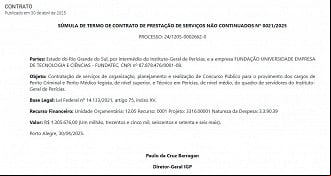 Créditos: Reprodução/DOE-RS Créditos: Reprodução/DOE-RS