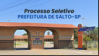 Processo Seletivo de Prefeitura de Salto-SP 2025: Edital publicado Processo Seletivo de Prefeitura de Salto-SP 2025: Edital publicado