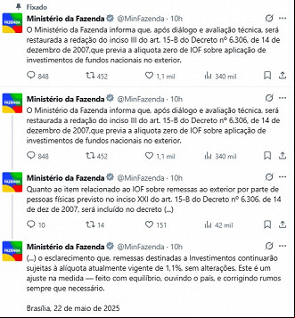 Créditos: Divulgação/X Créditos: Divulgação/X